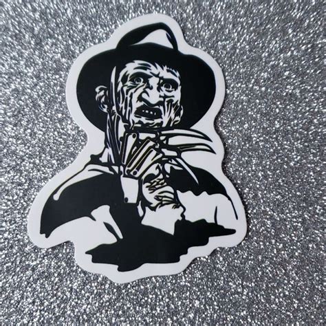 Horror Movie Waterproof Sticker Freddy Krueger Nightmare Elm Street