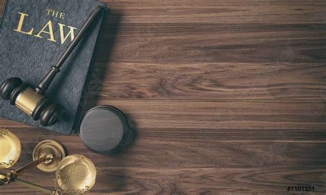 Low Key Filter Wooden Judge S Gavel On Law Stock Photo