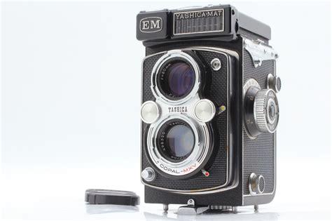 Exc Read Yashica Mat Em Vintage Tlr Film Camera W Yashinon Mm