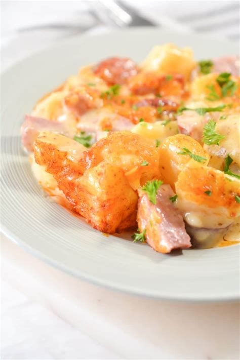 Cheese Potato And Smoked Sausage Casserole Sweet Pea S Kitchen