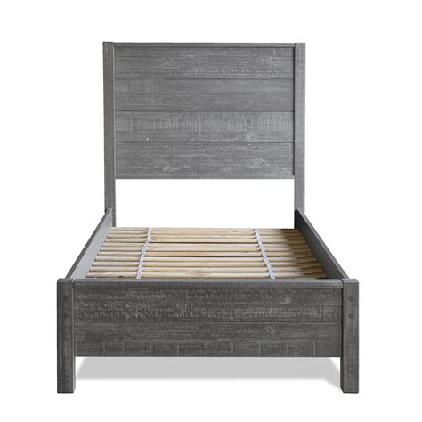 Montauk Twin Size Solid Wood Bed Wood Beds Furniture Traditional