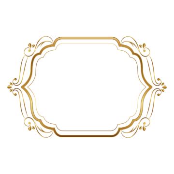 Golden Line Border PNG, Vector, PSD, and Clipart With Transparent ...