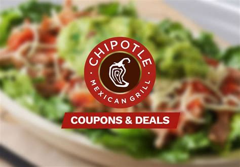 Chipotle Coupons & Deals - October 2023 - Savewall