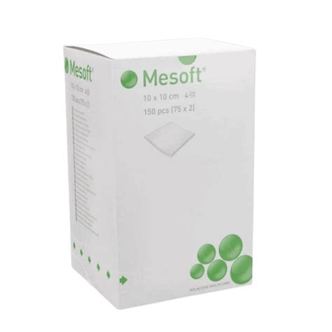 Mesoft 10cm x 10cm Swabs 4 Ply (100) - Teleta Pharma