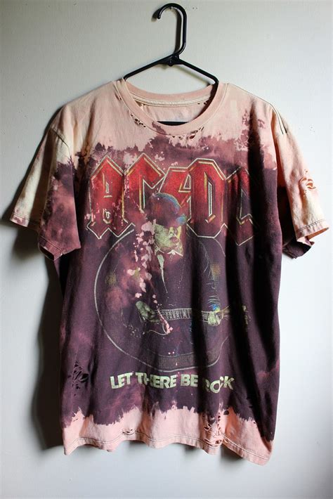 Splatter Bleached And Shredded Acdc T Shirt This One Is A Flickr