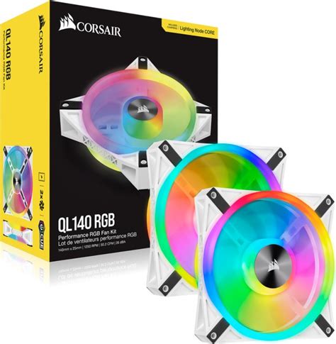 Corsair QL Series iCUE QL140 RGB PWM Dual Fan Kit weiß ab 74 90