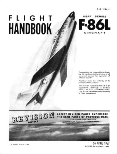 North American F L Flight Manual Part F L