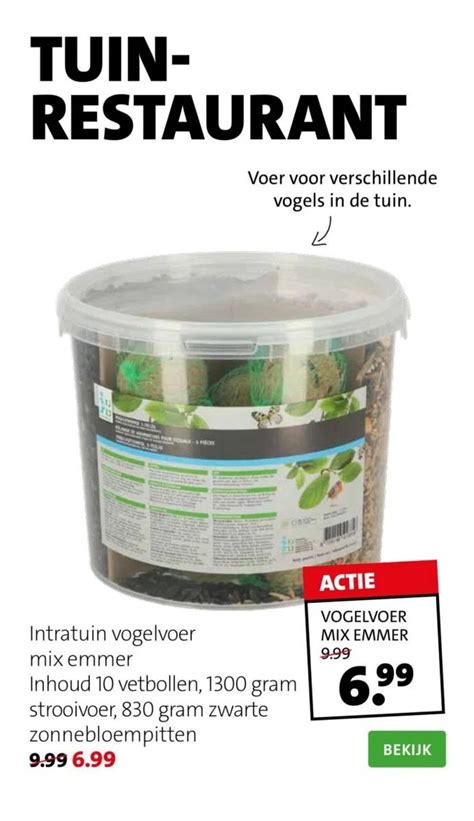 Vogelvoer Mix Emmer Aanbieding Bij Intratuin