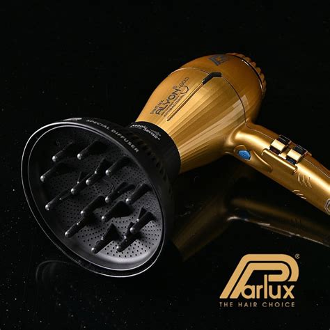 Parlux Alyon Air Ionizer Tech Hair Dryer And Diffuser Gold I Glamour