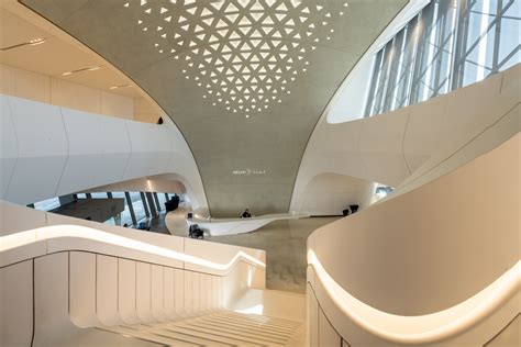 Inside Zaha Hadid S Final Design Project Beeah Hq In Sharjah