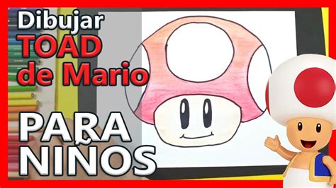 Como Dibujar A TOAD De Mario Bros Dibujar HONGO De Mario Bros How