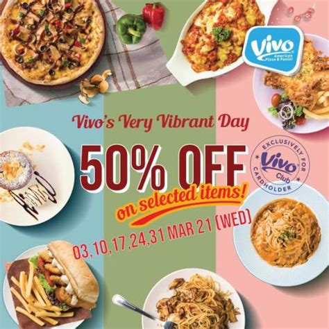 Vivo Pizza Very Vibrant Day Off Promotion March