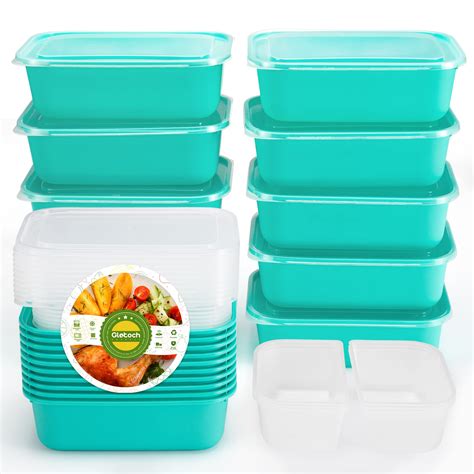 Buy Glotoch Meal Prep Container Oz Compartment To Go Containers