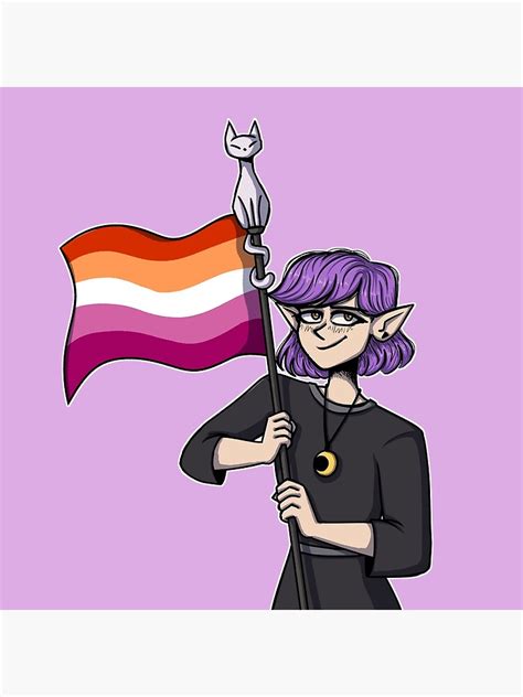 Amity Blight Lesbian Flag Poster For Sale By Alidrawss 1 Redbubble