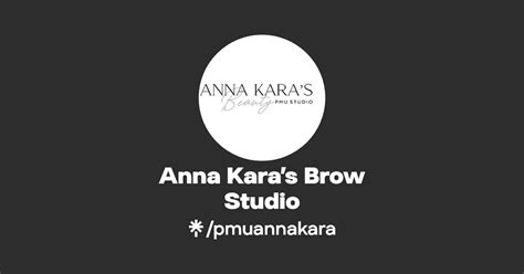 Anna Karas Brow Studio Instagram Facebook Linktree