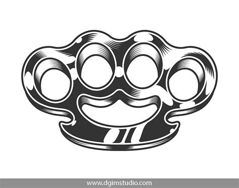 Easy Brass Knuckles Drawing - Berry Houzz