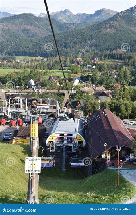 Gubalowka Ski Lift in Zakopane, Poland Editorial Photography - Image of ...