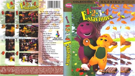 Barney 1 2 3 4 Estaciones 1996 Youtube