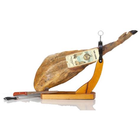 Skinke Bellota Iberian Ham Gran Reserva Inkl Holder Og Kniv