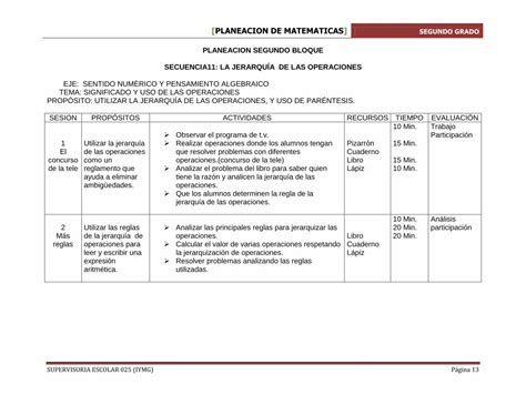 PDF PLANEACION DE MATEMATICAS SEGUNDO GRADO PDF File Resolver