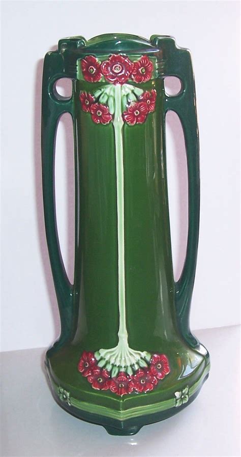 Sch Ne Jugendstil Keramik Vase Gemarktet Um Art