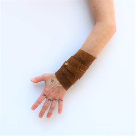 Leather Wrap Cuff Etsy