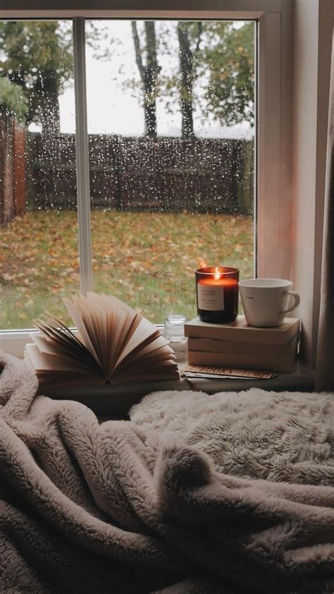 Cosy rainy day by my window 🕯️ | Beautiful views video, Aesthetic ...