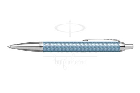 B T Bi Parker Im Premium Blue Grey Ballpoint Pen