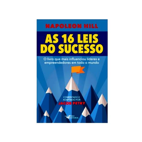 Livro 16 leis do sucesso Napoleon Hill Desapego Literário Shopee Brasil