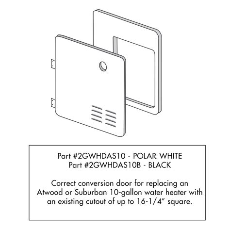 Girard Water Heater Doors Gswh 2