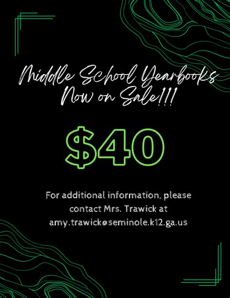 Middle School Yearbooks now on sale!!! | Seminole County Middle High School