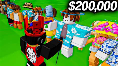 Roblox Fashion Show For 200000 Youtube