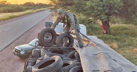 Secuestran en Santiago del Estero miles de neumáticos valuados en