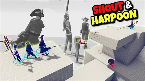 Shout And Harpoon Shouter And Harpooner Vs Every Faction Tabs Gameplay