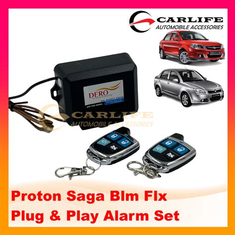 Proton Saga Blm Flx OEM Plug Play Alarm Set Shopee Malaysia