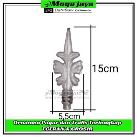 Jual Pengaman Tombak Pintu Pagar Besi Plat Ornamen Pagar Tralis Pintu