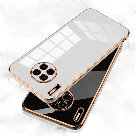 Electroplated Case For Huawei Honor 50 Lite 9x 8x Pro Case Silicone Shockproof Honor 30 20 10