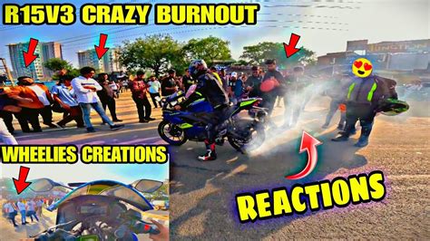 R V Crazy Burnout System Hang Hogya Wheelie Reactions