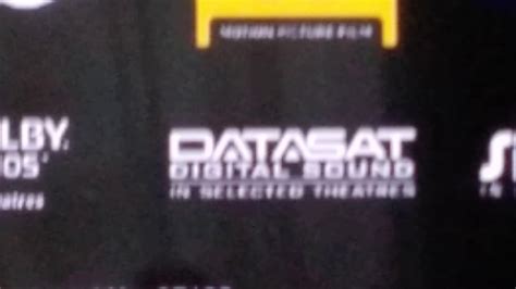 Datasat Digital Sound In Selected Theatres Logo Youtube