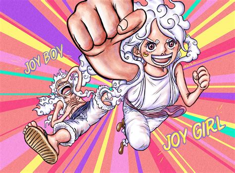 Joy boy & Joy girl | Luffy and gear 5, Luffy gear 5 twitter header