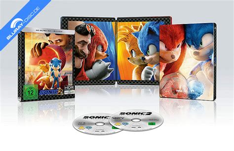 Sonic The Hedgehog 2 4k Limited Steelbook Edition 4k Uhd Blu Ray Blu