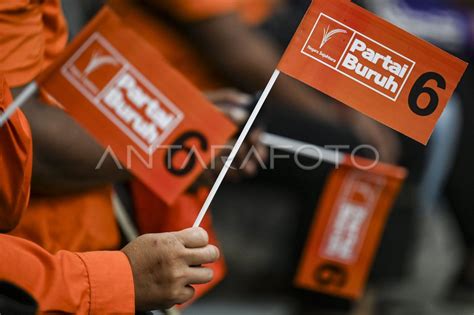 Kampanye Akbar Partai Buruh Antara Foto