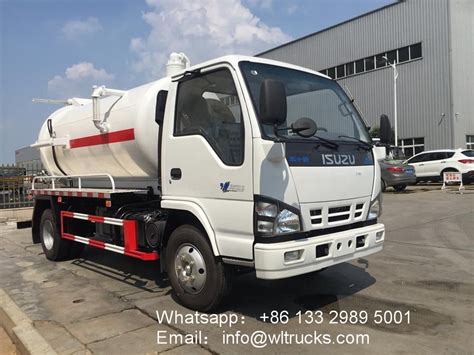 Isuzu Liter Vacuum Sewage Suction Truck Fuel Truck Sewage