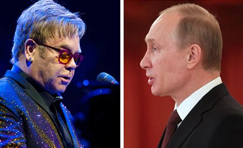 Sir Elton John Offers To Introduce Vladimir Putin To Russias Gay