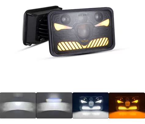 X Faro Lupa Led Foco H Rectangular W Ultra Brillo Meses Sin