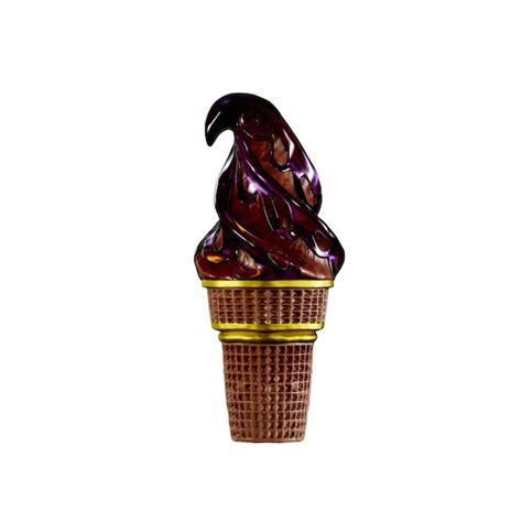 O Sorvete Em Um Cone De Waffle Delicioso Modelo De Ilustra O De