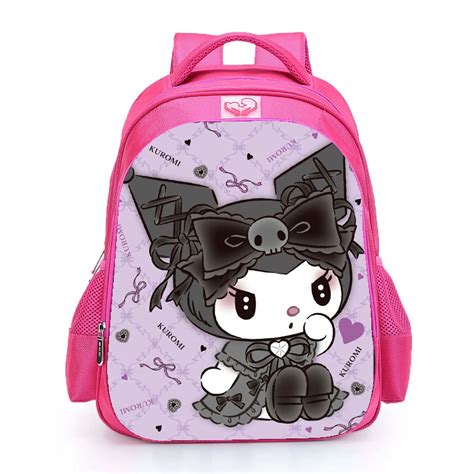 Sanrio kuromi plecak uczeń tornister torba podróżna na zewnątrz dzie