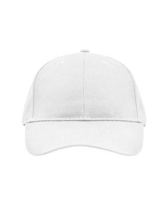 Unisex Brushed Panel Cap White Daiber