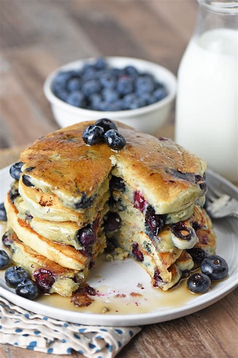 Blueberry Buttermilk Pancakes Adventures Of Mel