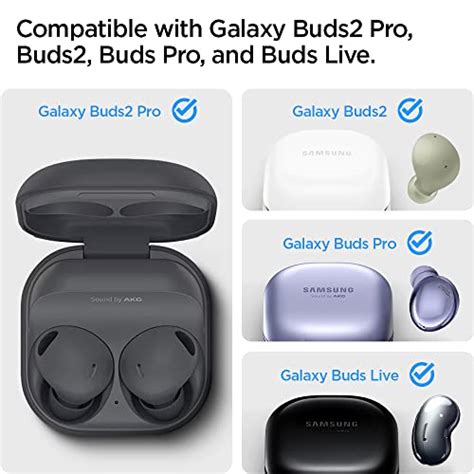 Spigen Rugged Armor Conçue Pour Galaxy Buds2 Pro Case 2022 Galaxy